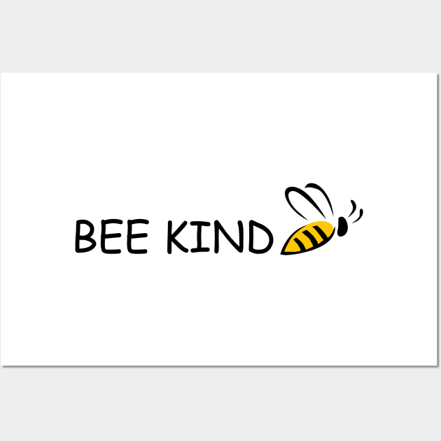 Bee Kind Gift For Beekeeper Wall Art by ValentinkapngTee